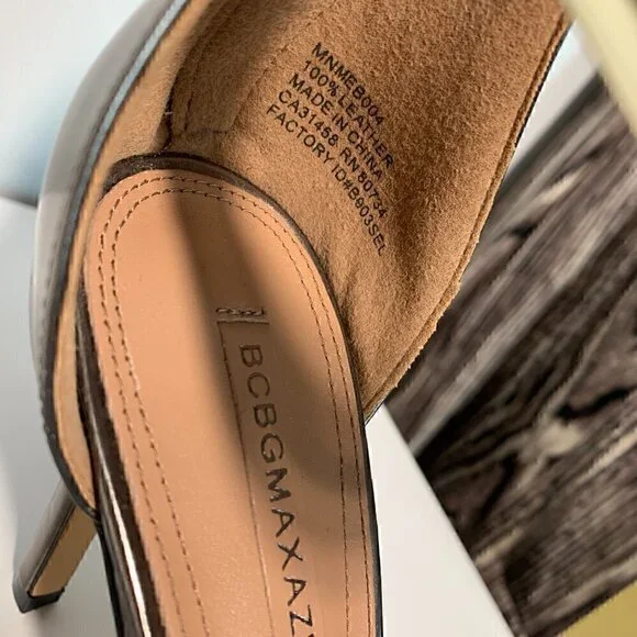 BCBG Maxazria - Brand New - Valai Strappy Metallic Stiletto - Size 8 - Picture 9 of 13